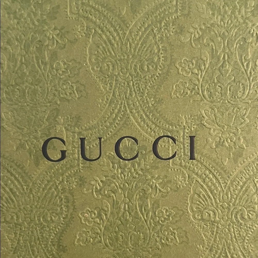 Gucci Olive Green Patterned Box